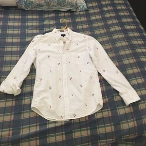 J. Crew factory oxford shirt sailboats